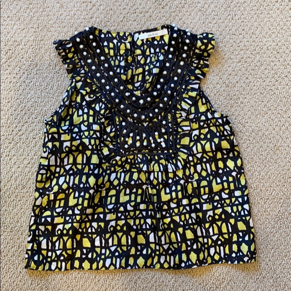 Ark & Co. Patterned tank top